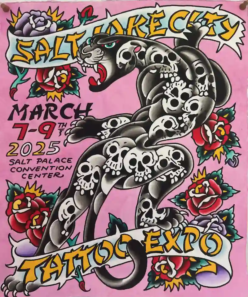 Salt Lake City Tattoo Expo Poster